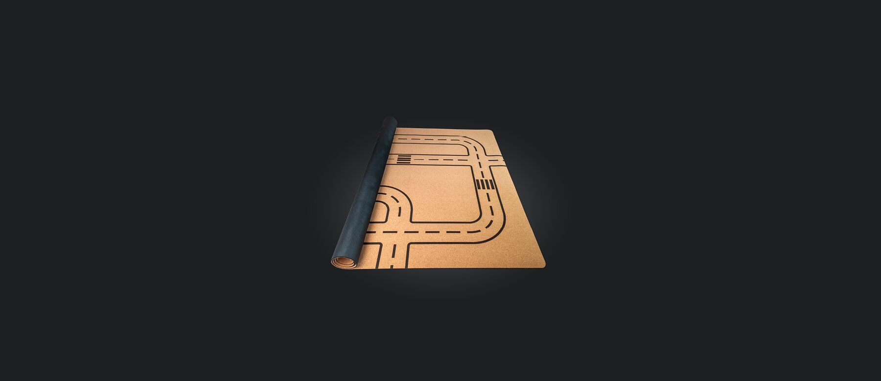 Spielmatte Straße 140x110 cm