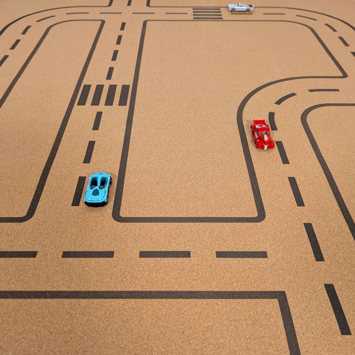 Spielmatte Straße 140x110 cm – Bild 5