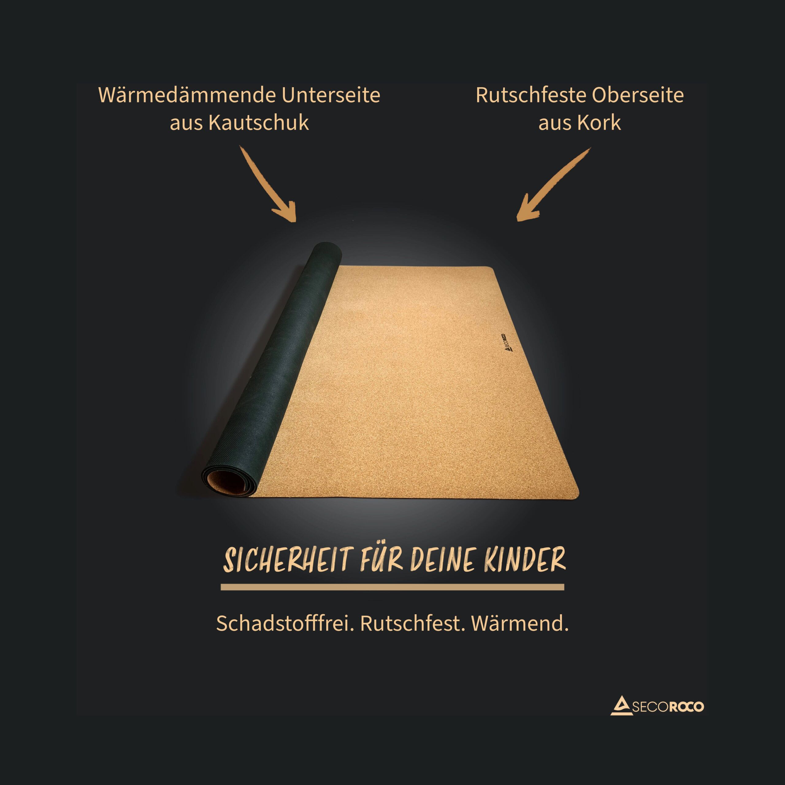 Spielmatte Natur 140x110 cm – Bild 3