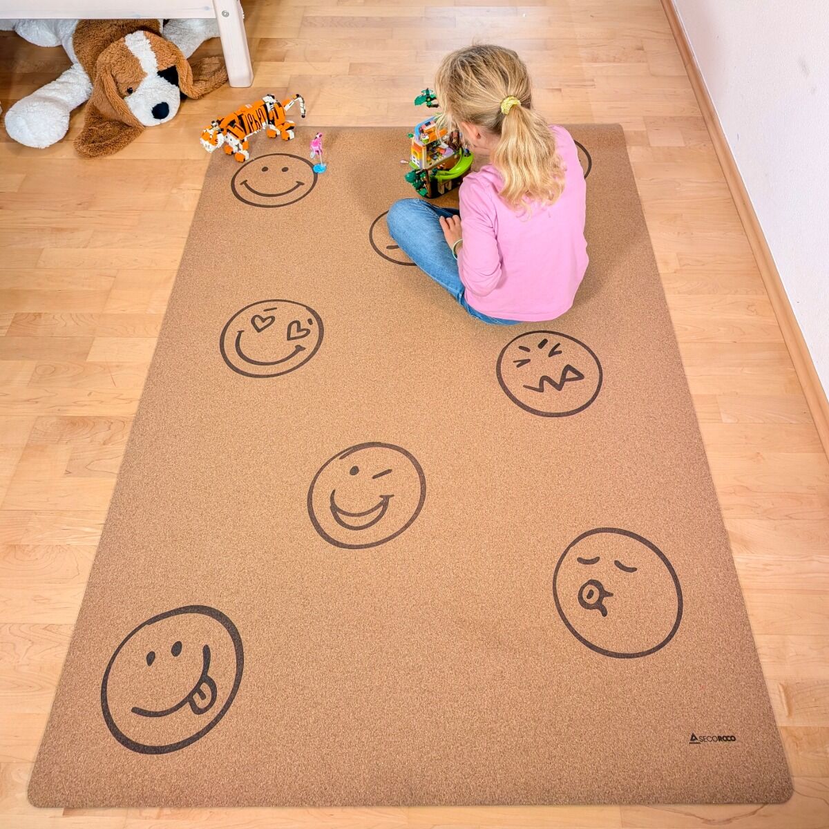 Spielmatte Smileys 160x110 cm – Bild 2