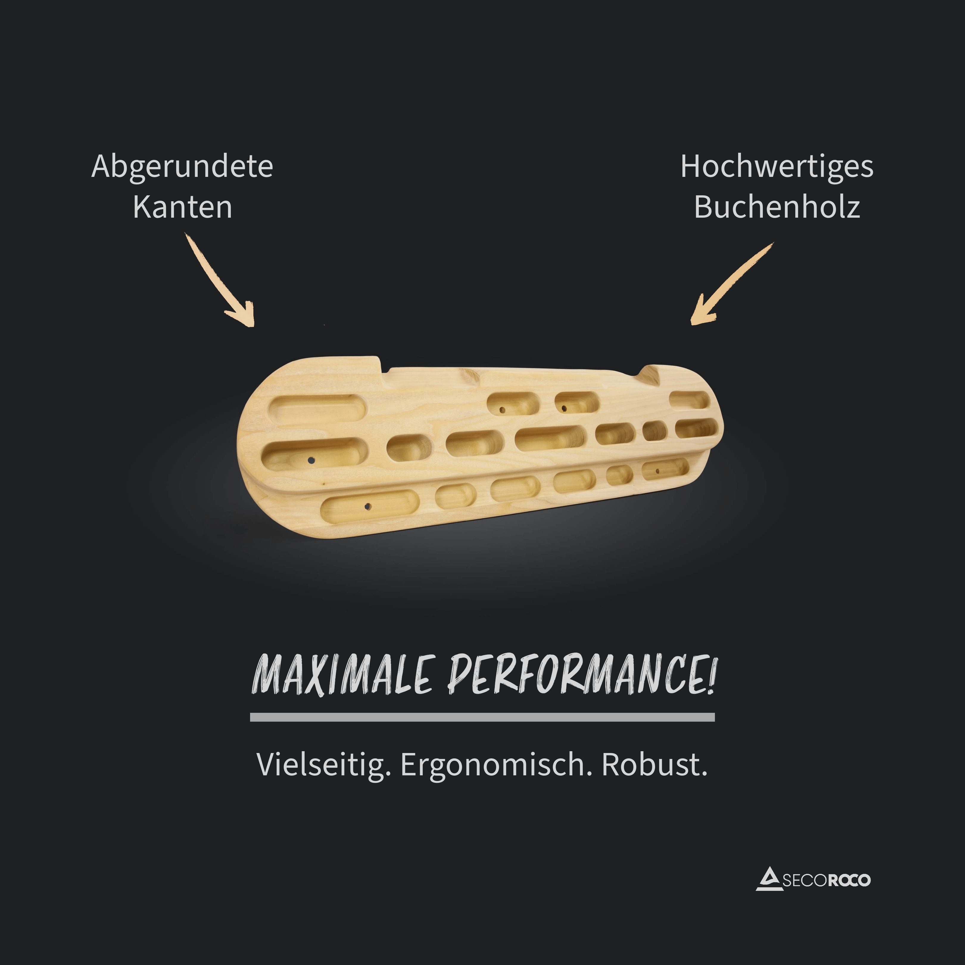 Kletterboard aus Holz – Bild 2